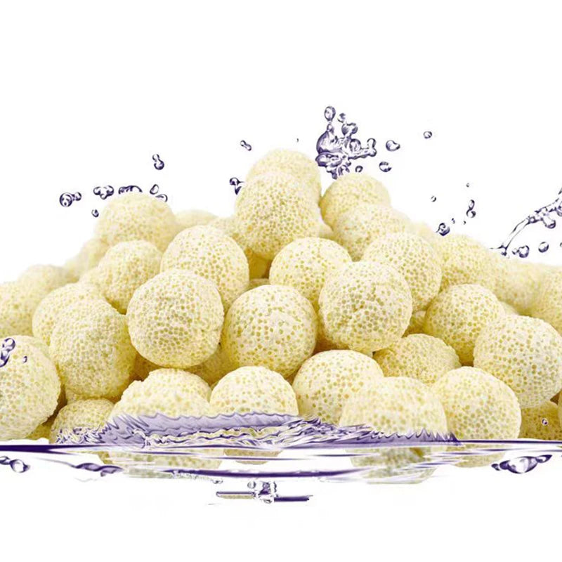 100/200/500g Aquarium Fish Tank Filter Media Balls Ceramic Biochemical Ball Activated Carbon Bio Balls Clean Water Accessories