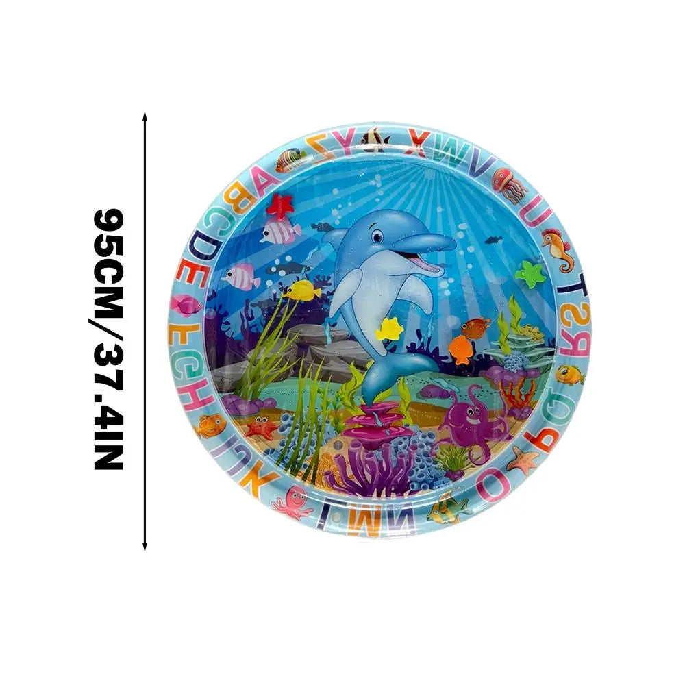 Cats Water Sensory Play Mat Sea Fish Themed Mat Pet Kids Play Sensory Water Pad Children Game Water Sensor Play Pad Gift Pad