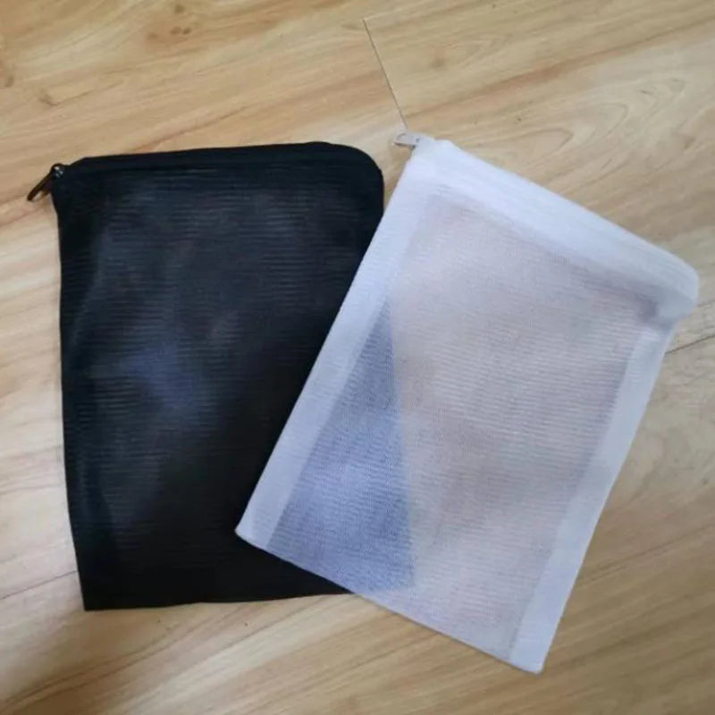 5Pcs White Dense Hole Filter Net Bag Mesh Bag Acquarium Pond For Bio Ball Carbon Media Ammonia Aquarium Fish Tank Isolation Bag