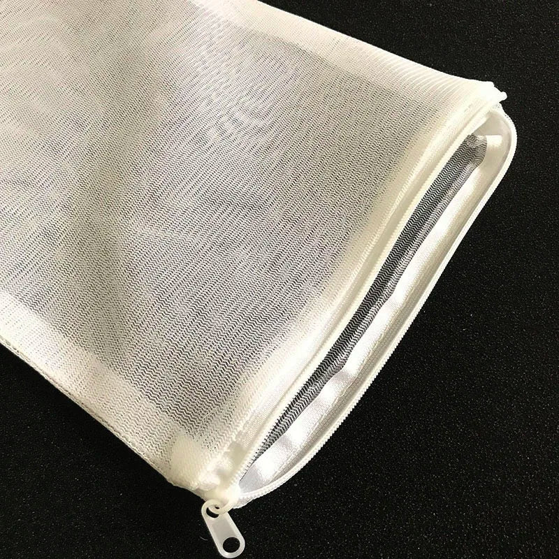 5Pcs White Dense Hole Filter Net Bag Mesh Bag Acquarium Pond For Bio Ball Carbon Media Ammonia Aquarium Fish Tank Isolation Bag