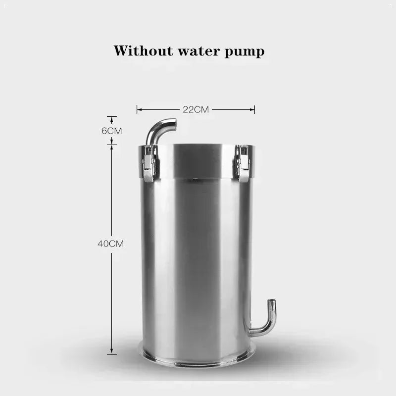 Premium Quality Aquarium Canister Stainless Steel Pro External Canister Filter ADA Style Fish Tank Filter Bucket filtro acuario