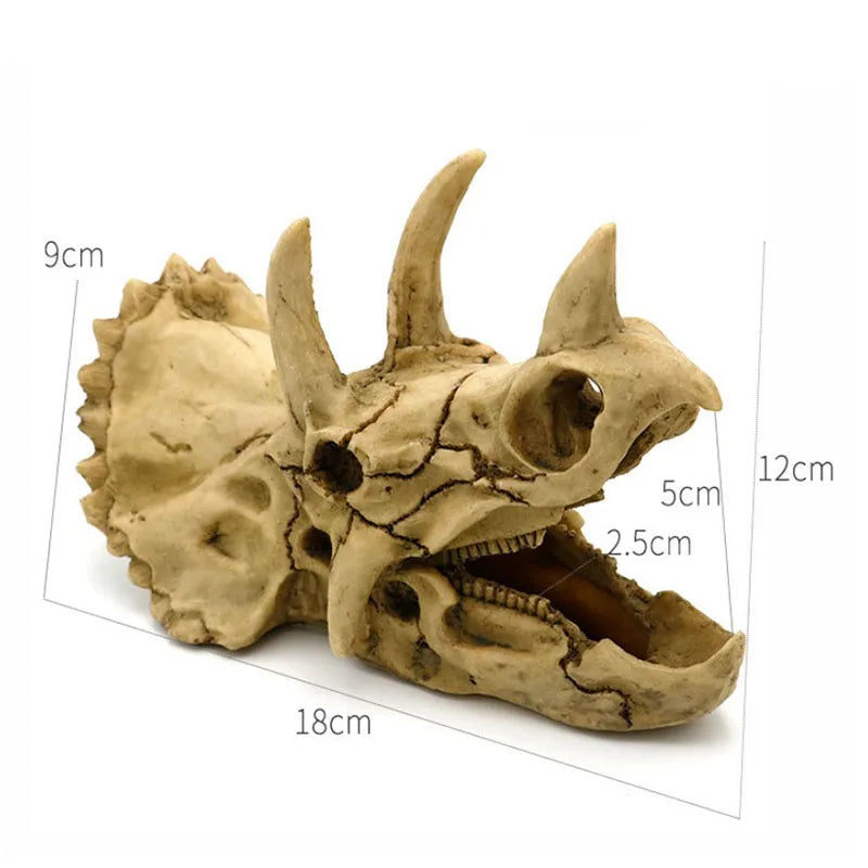 1pcs Aquarium Decorations Resin Fossil Artificial Fish Tank Ornament Shrimps Small Fish Reptile Aquarium Shelter Landscape Decor