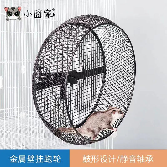 Squirrel Running Wheel Honey Squirrel Silent Grinding Chinchilla Treadmill Hedgehog Metal Running Ball 30cm Large Toy Supplies