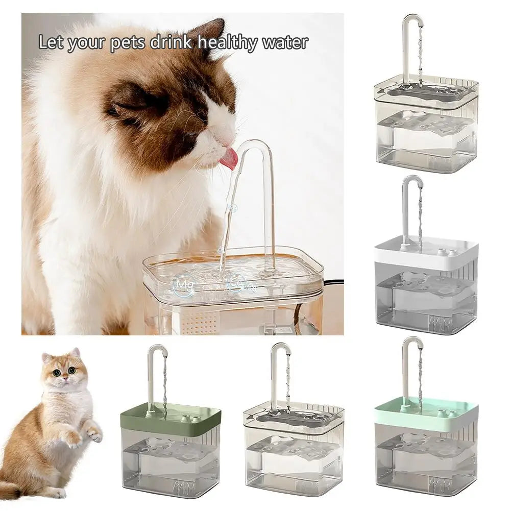 Cat Smart Drinking Fountain Automatic Circulation Large-capacity Water Tank Multiple Filtration Systems Safe And Hygienic USB Ch
