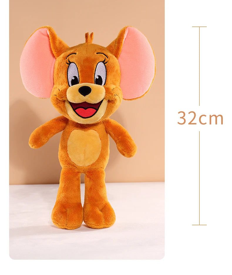 Tom And Jerry Plush Toy Cartoon Movie Cat Tuffy Nibbles Mouse Plushies Stuffed Animals Soap Action Figure Studio Doll Toys