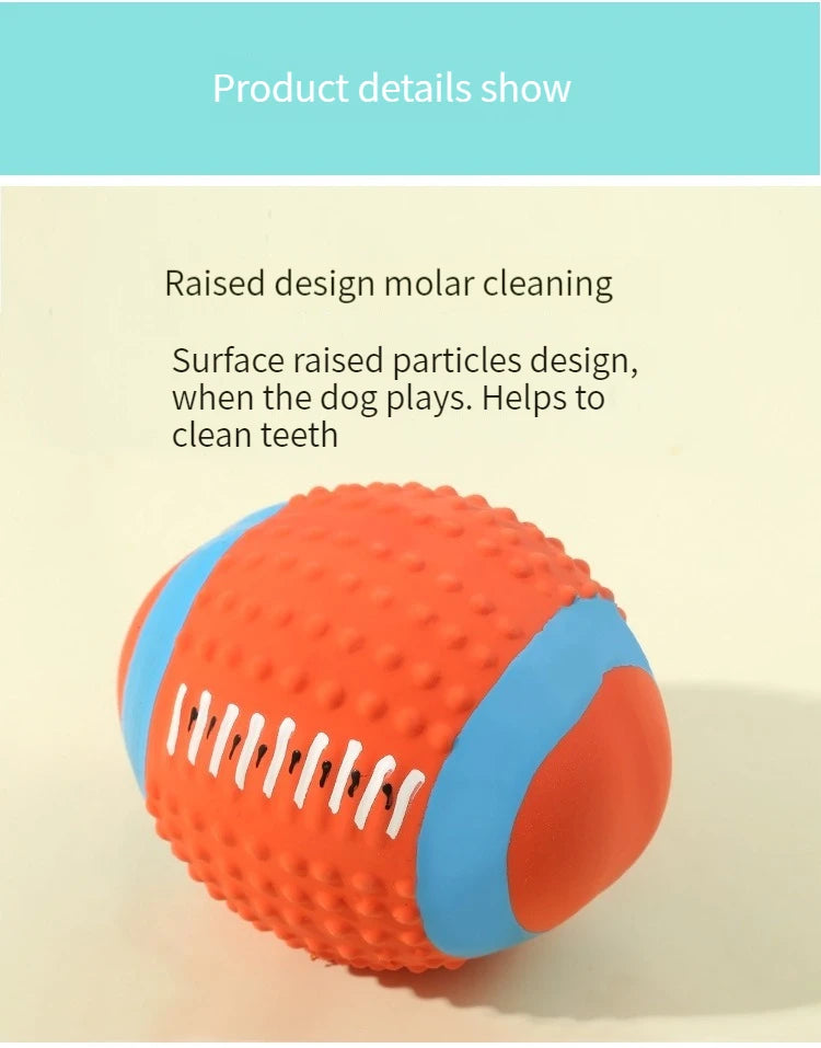Dog Squeaky Rubber Toys Dog Latex Chew Toy Puppy Sound Toy Animal Bite Resistant Train Dog Supplies for Small Medium Large Dog