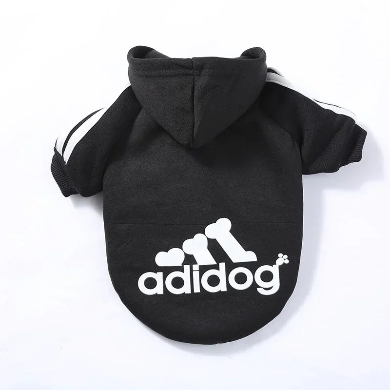 Adidog Pet Sweatshirt Dog Hoodies for Small Medium Dogs, Autumn Winter Fleece Lined Dog Clothes Puppy Chihuahua Coat Clothing