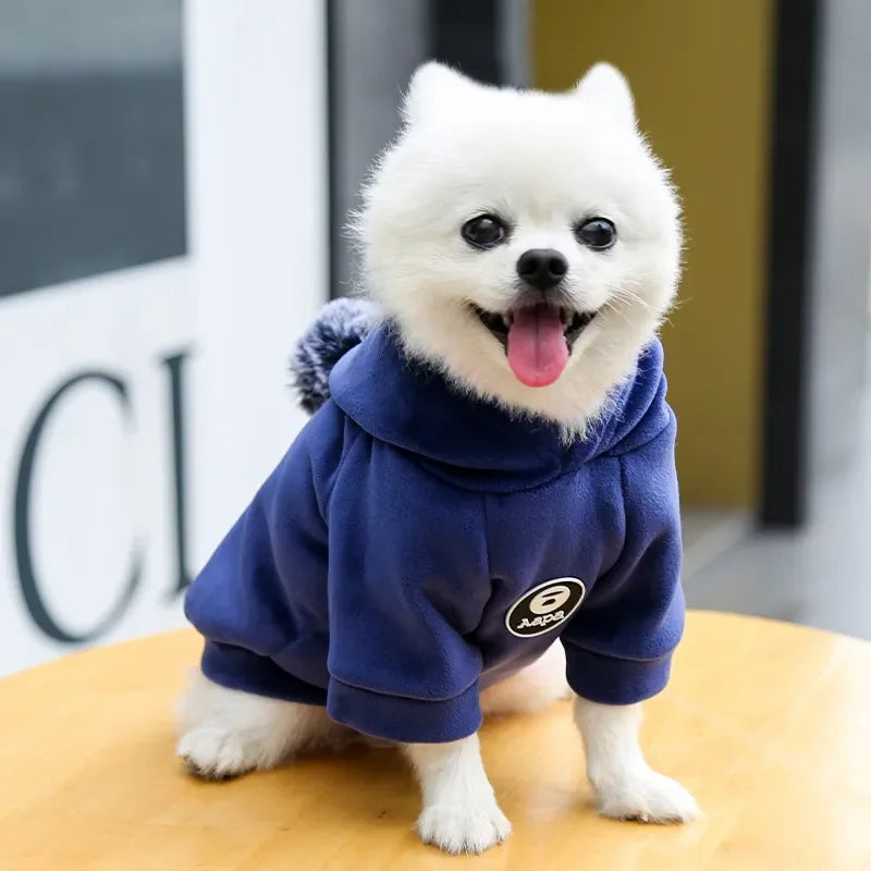 New Soft Cat Dog Pet Clothes Fleece Hooded Hairball Coat Jacket Winter Kitty Small Medium Dogs Cats Cool Pajamas Chihuahua