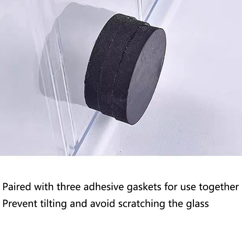 Black Fish Tank External Filter Box Acrylic Filter Dry and Wet Separation Small Silent External Suspend Aquarium Drip Overflow