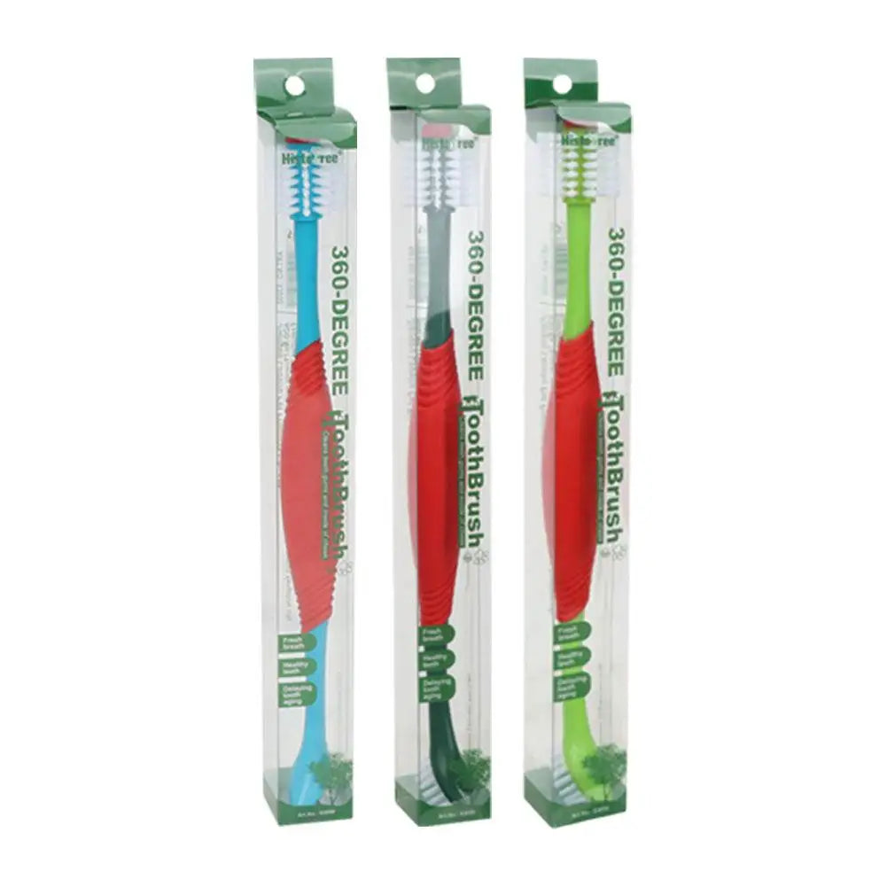 Double Head Pet Toothbrush Cat Dog Pet Cleaning Toothbrush Safe Food Grade Material Non-irritating Soft Hair Maintain Pet Oral H