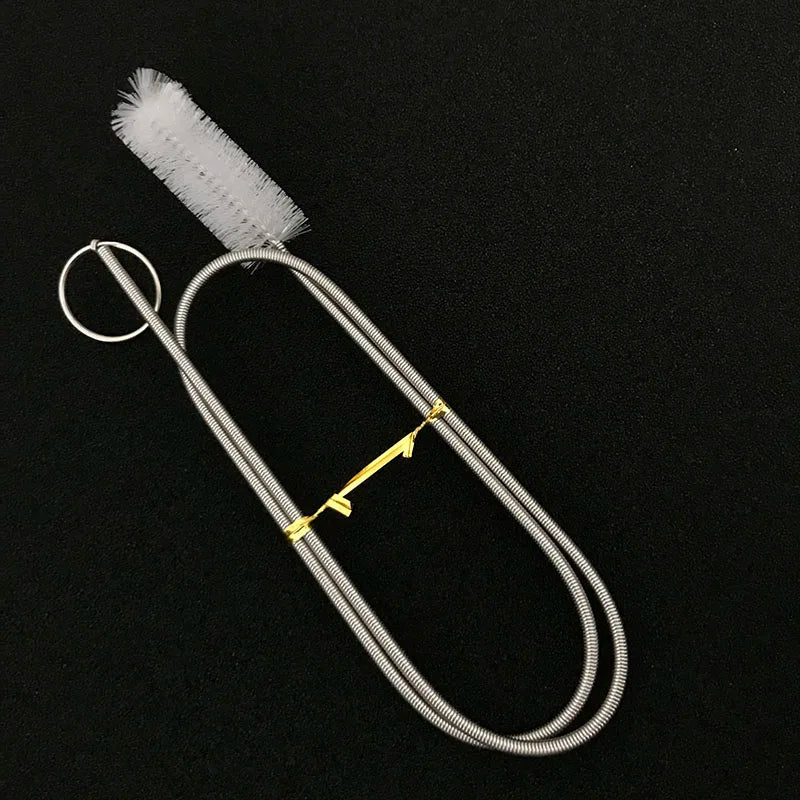 Aquarium Pipe Cleaning Brush Fish Tank Cleaner Tube Stainless Steel Water Filter Air Tube Flexible Double End Hose Accessories