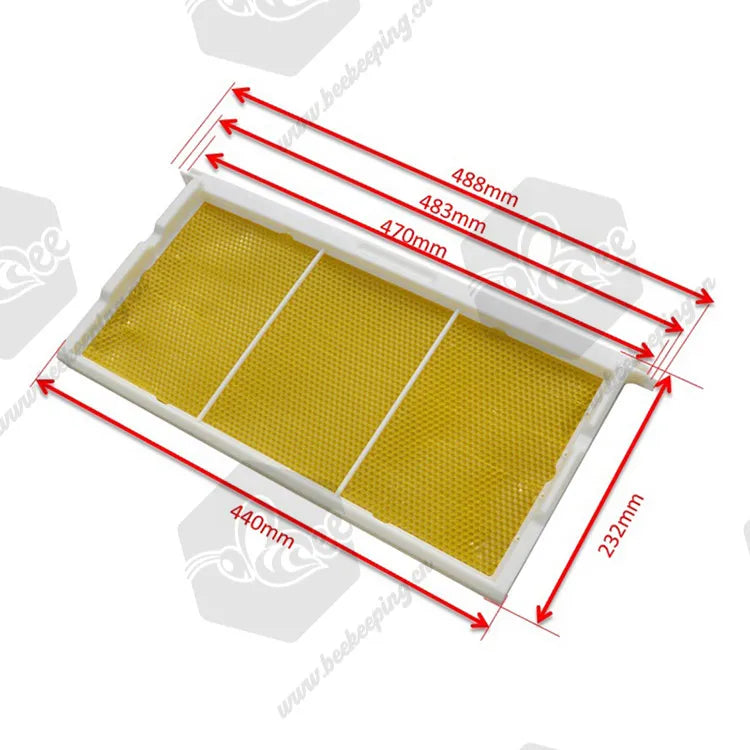 3 Layer Insulation Plastic Polystyrene Beehive 10 Frames Thermo Beehive Langstroth Beehive Top Bee Feeder Bee Farm Beekeeping