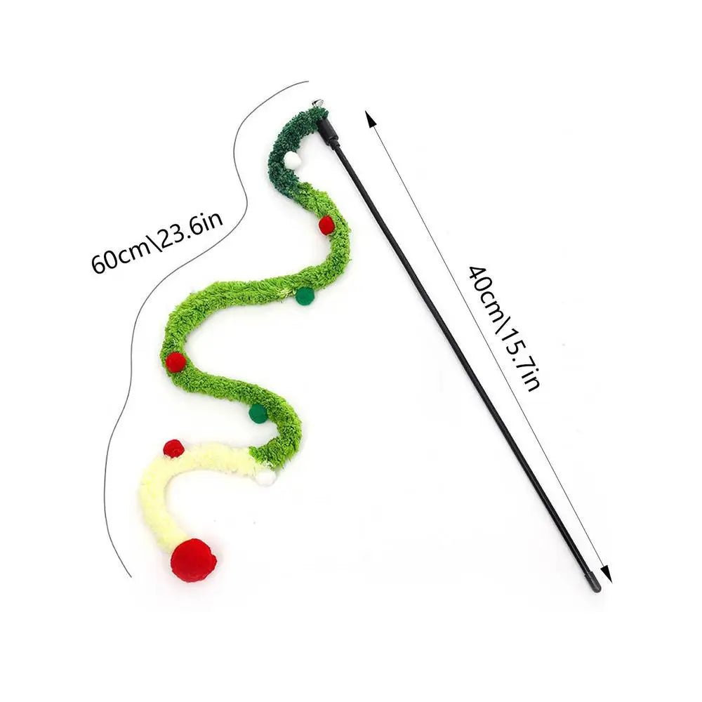 Cat Wand Toys Cat Wand Toys With Bells Cat Teaser Stick With String Toys And Bells Fun Training And Exercises For Indoor Cats