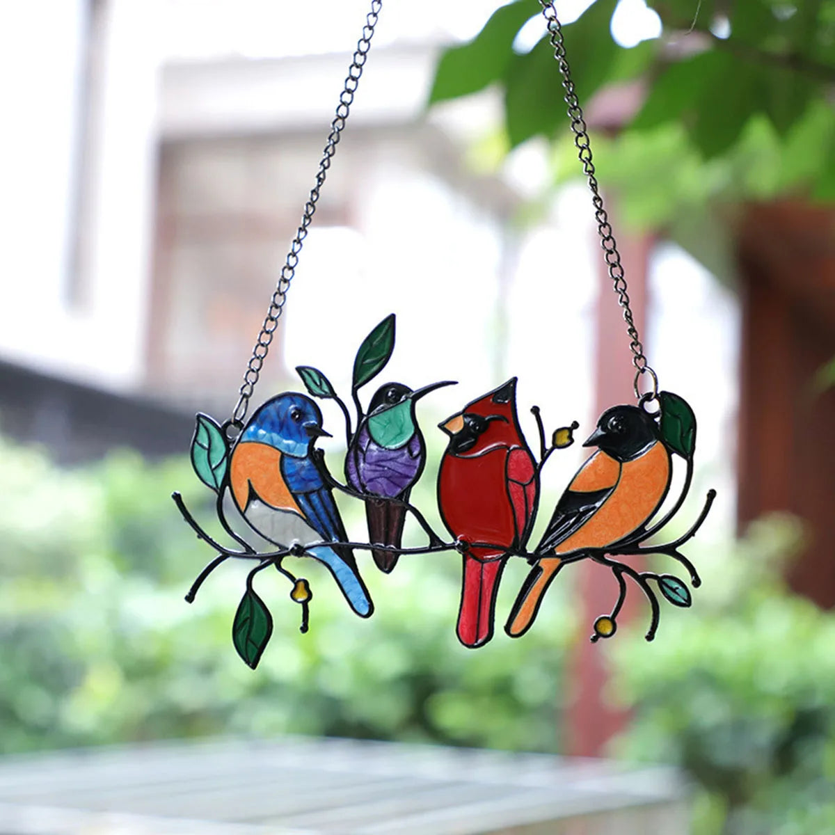 1pc Home Decoration Pendants, Bird Pendants, Decorative Bird Flock Series Ornaments