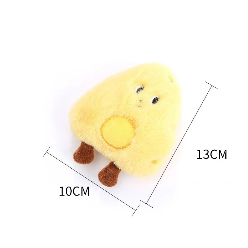 Rice Ball Tasty Food Toys For Dog Teeth Cleaning Soft Cotton Cat Products Catnip Puppy Pet Item Squeaky York Dog Accessories