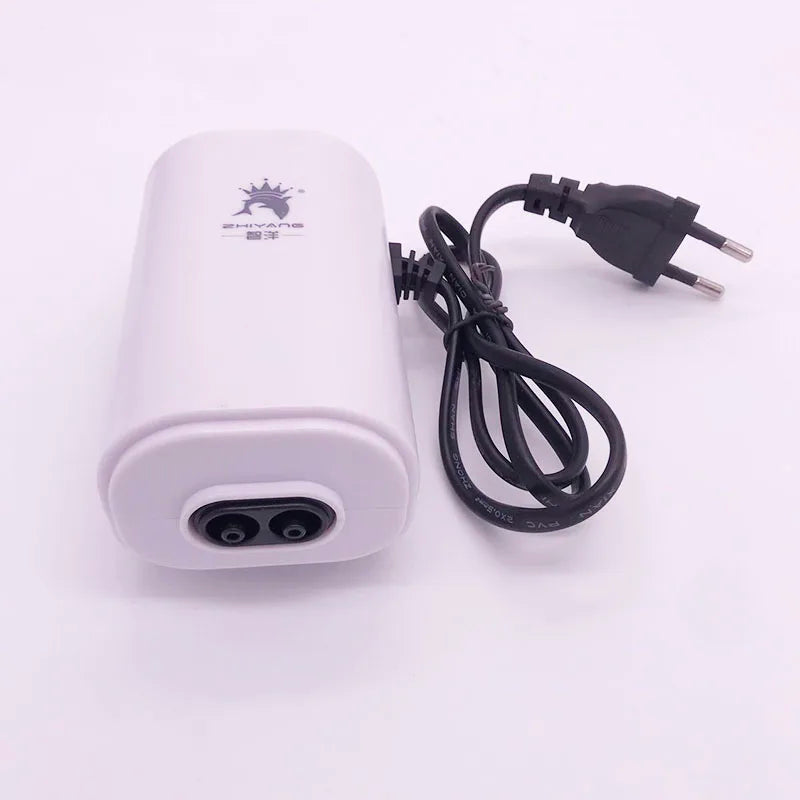 220V 3.5W 8W 12W Aquarium Air Pump Fish Tank Mini Air Compressor Oxygen Pump Aquarium Fish Tank Accessories Two Outputs New2022