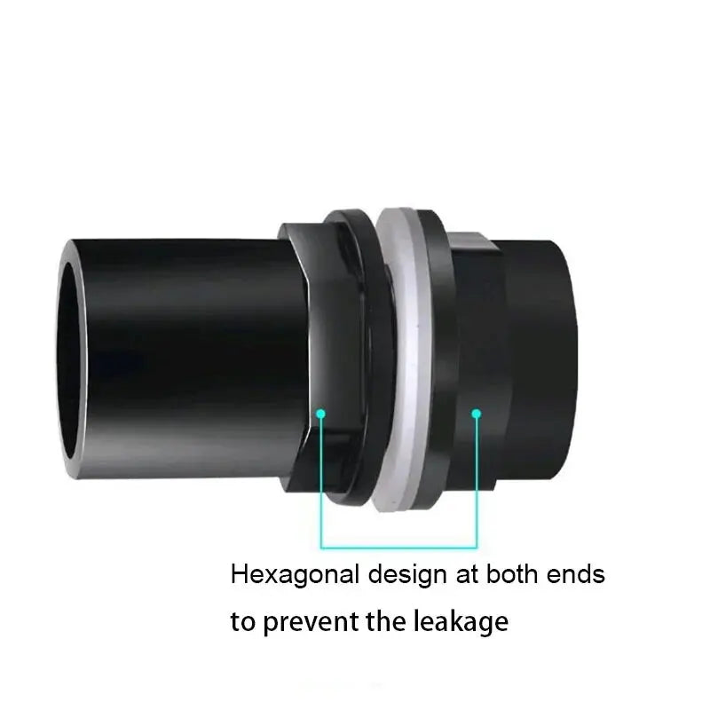 1Pcs 20-50mm Aquarium PVC Water Tube Connectors Thicken Fish Tank Pipe Drainage Connector Garden Drain Pipe Adapter Accessories