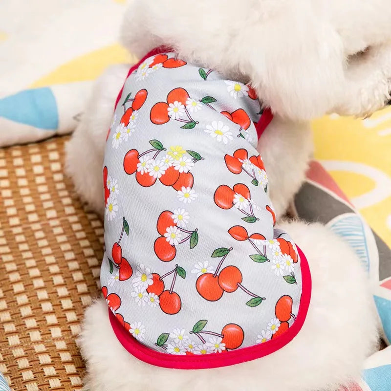 2023 Dog Clothes For Small Dogs T Shirts Spring Vests For Dogs Summer Clothing For Dogs French Bulldog Hawaii Dog Accessories