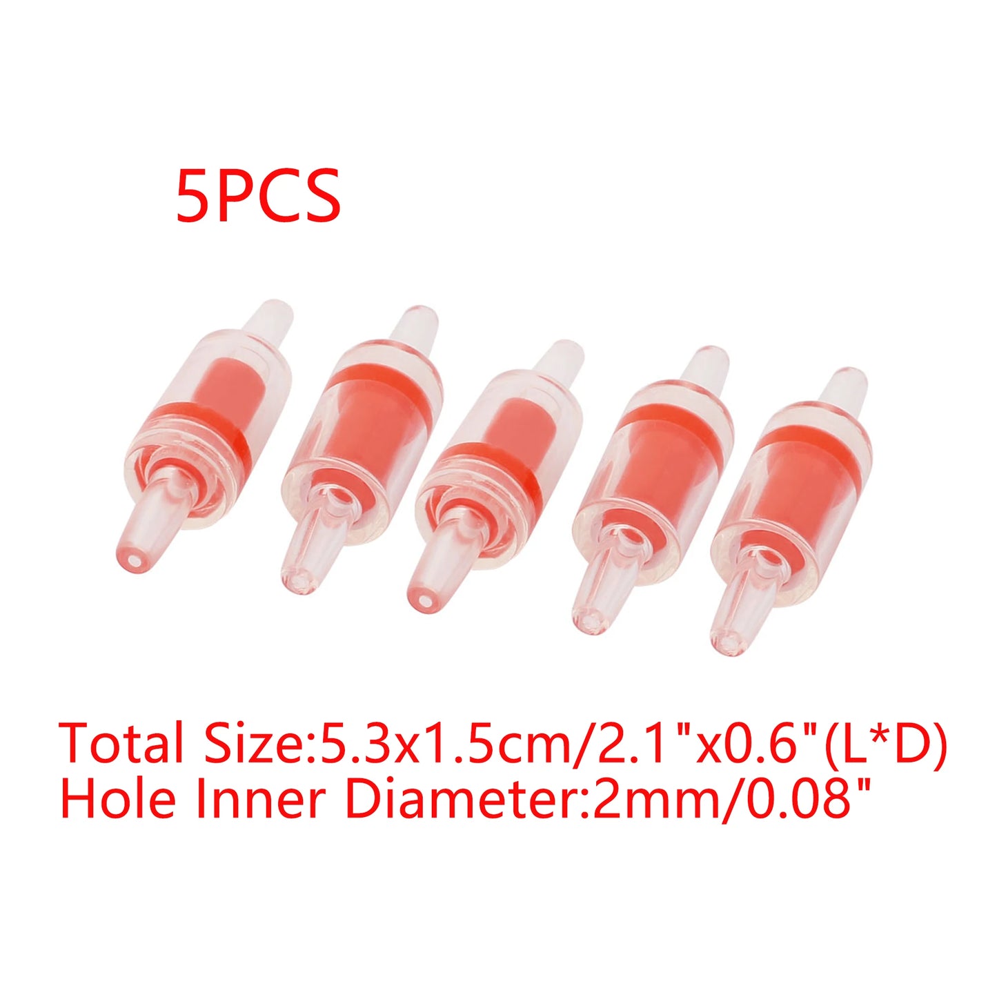 UXCELL Aquarium Air Pump Check Valve Fish Tank One-way Check Valve Tracheal Hose Pipe Carbon Dioxide System Accessories