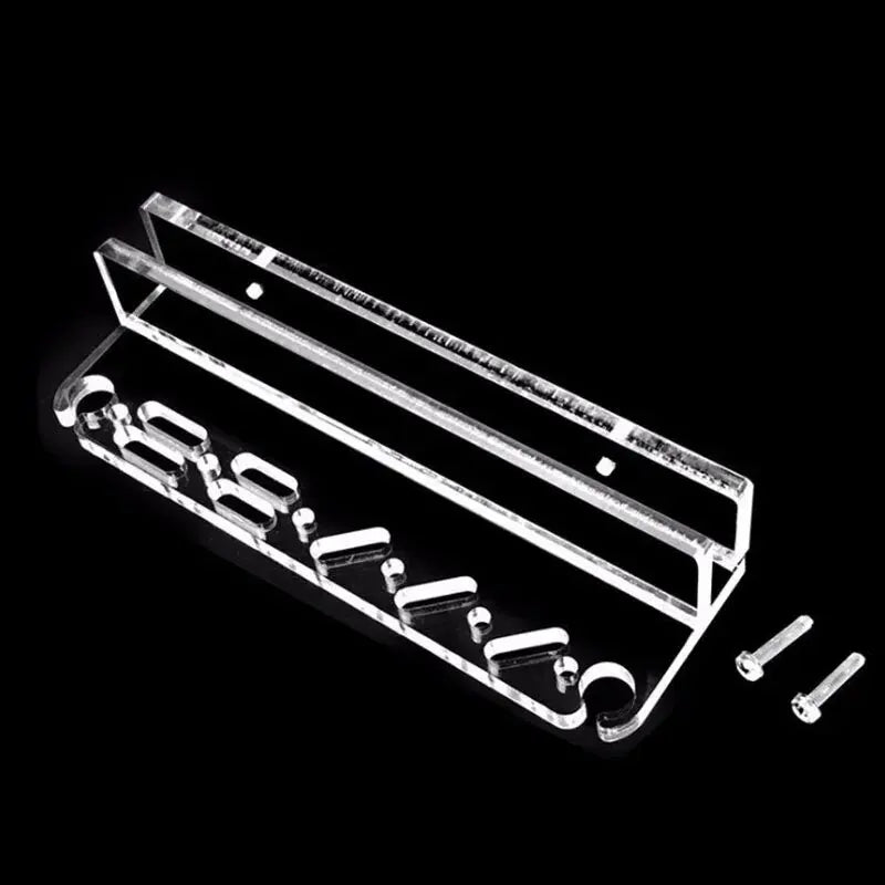 Transparent Acrylic Aquarium Bracket Holder for Scissor Tweezers Shovel Kit Water Tubes Fixed Clip Aquarium Maintenance Tools
