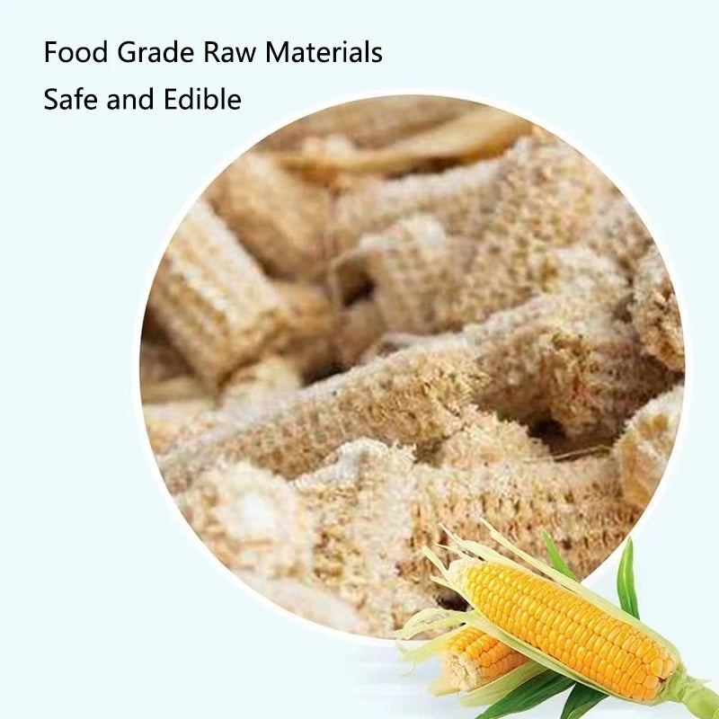 100/200/500g Natural corn cobs Hamster Rat Mouse Bedding Nest Cushion Material for Guinea Pigs Rabbits Chinchillas Remove odor