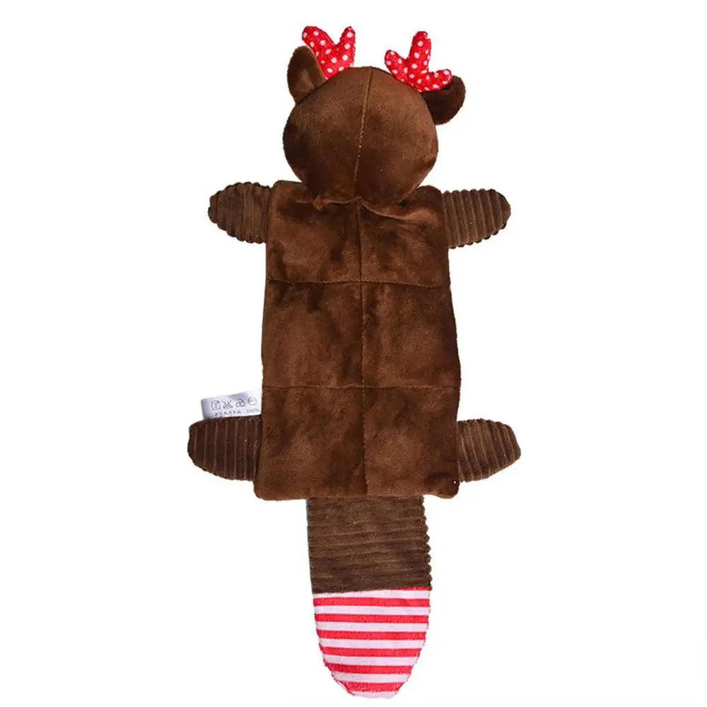 Stuffless Squeaky Dog Toys Interactive Plush Puppy Chew Toys With Squeakers Crinkle Interactive Toy No Stuffing With Squeakers