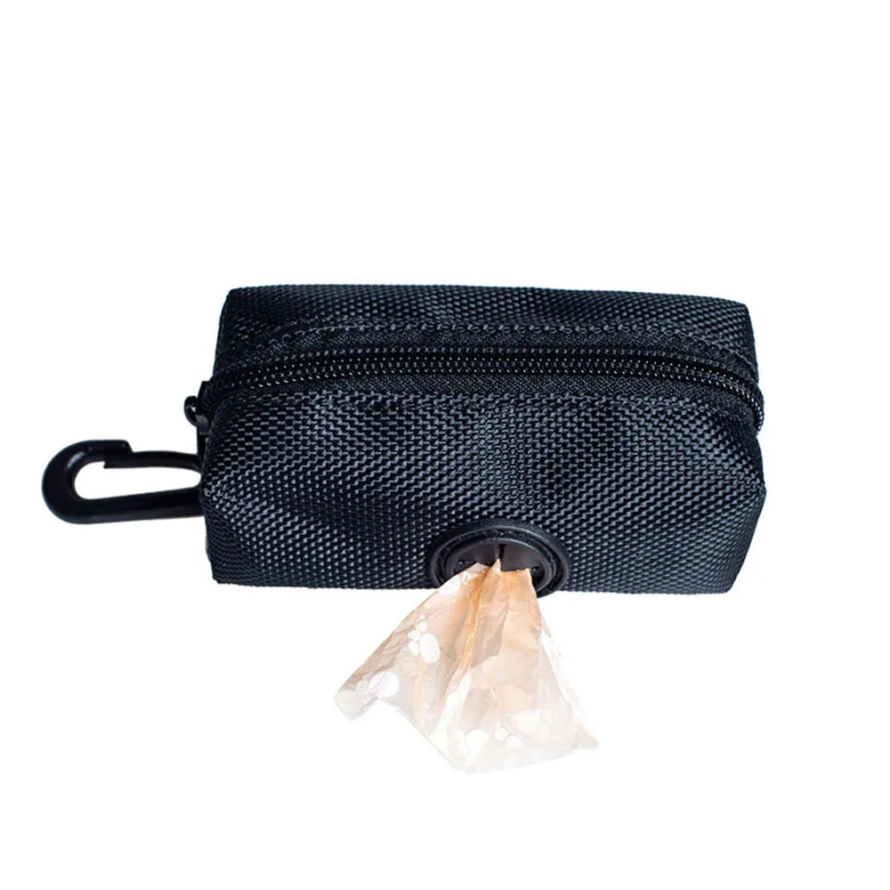 Pet Dog Poop Bag Dispenser Dog Waste Poop Bag Holder Leash Attachment Adjustable Travel Garbage Bag Dispenser Pet Cleaning Tools