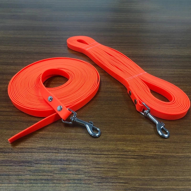 PVC Dog Leash Waterproof Pet Leashes, Durable, Easy to Clean, Traction Rope, Long, Short, Lead for Small Medium and Large Dogs