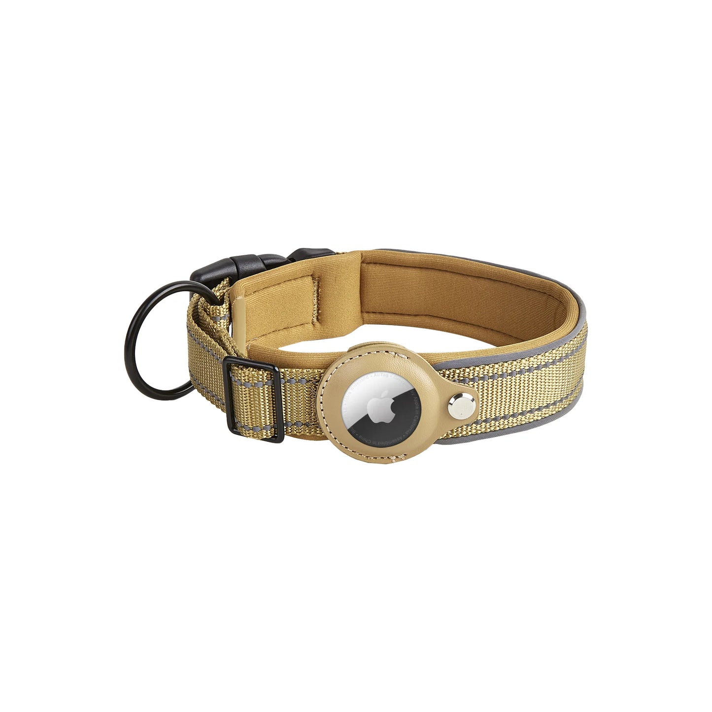Reflective AirTag Dog Collar, Heavy Duty Dog Collar with Adjustable AirTag Holder Case Accessories for Small Medium Large Dogs