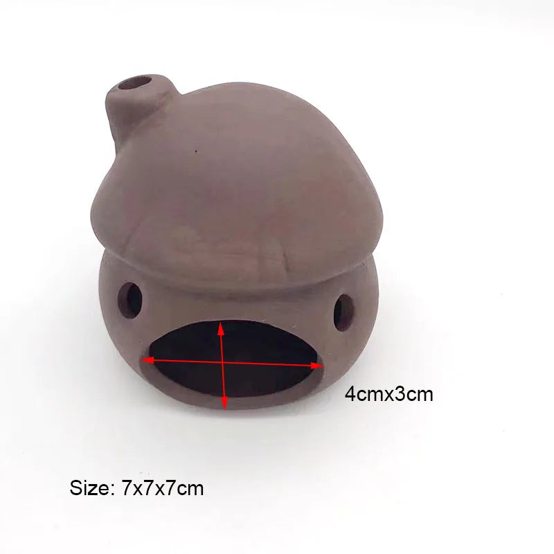 Ceramic House Fish Tank Aquarium Decoration Fish Shrimps Shelter House Pottery Scorpion House Canister Simulation Stone Ornament