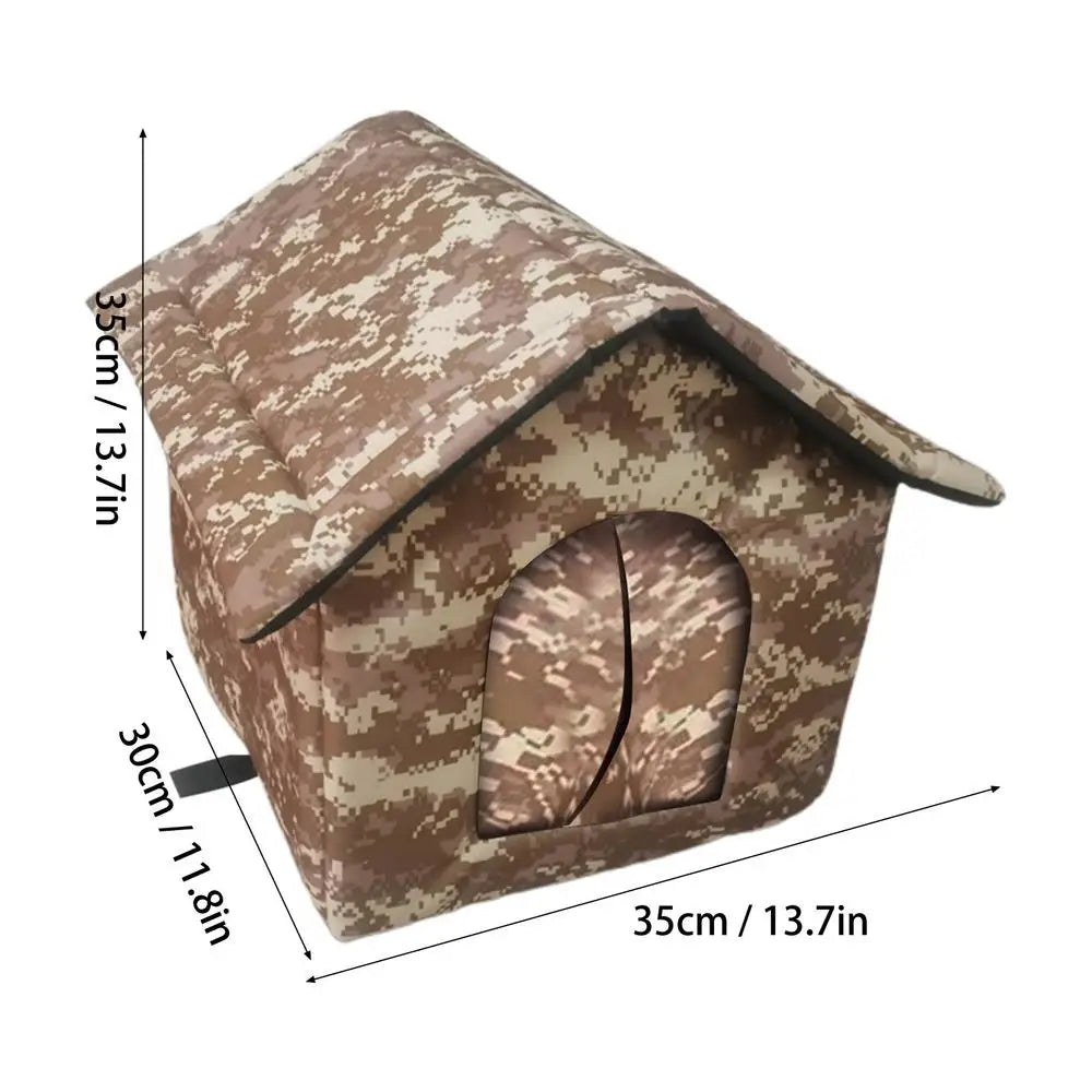 Outdoor Cat House Weatherproof Insulated Feral Cat Shelter Insulated Outside Feral Cat House Shelter With Door Pet House Cold