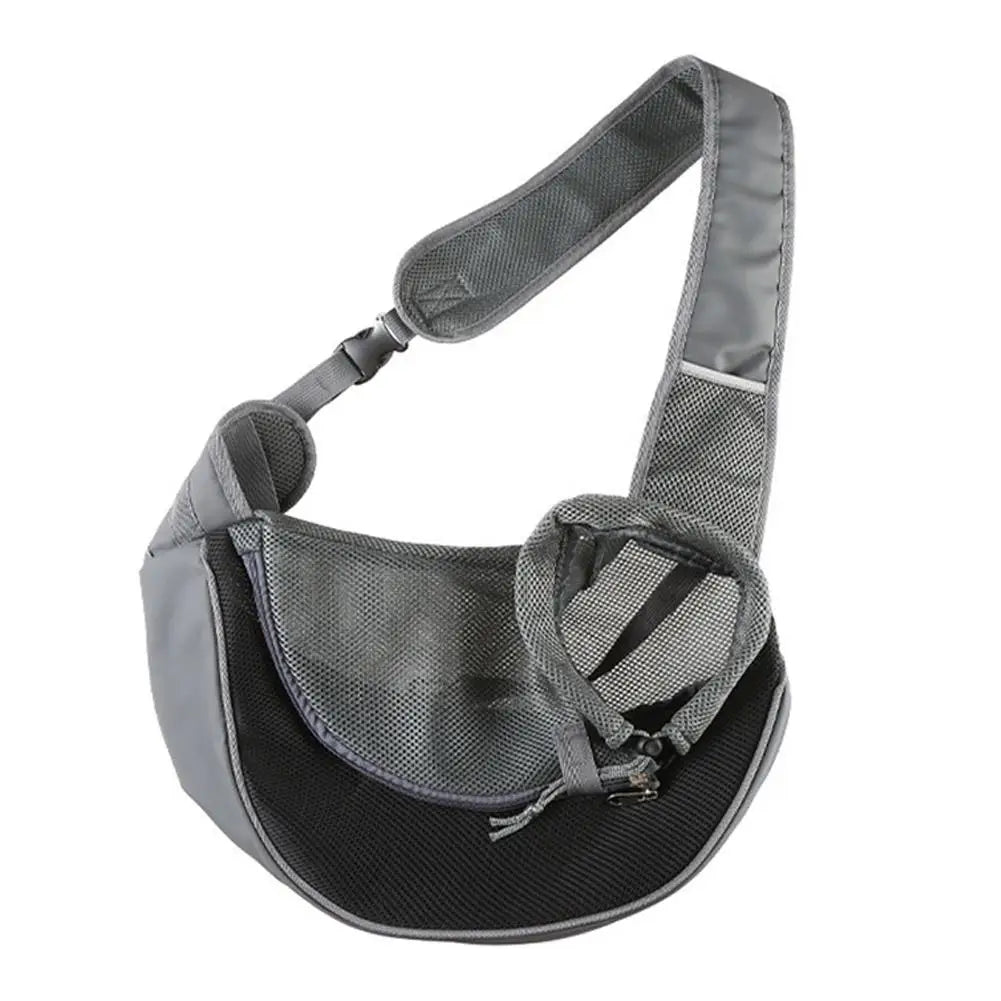 Large Space Pet Travel Shoulder Bag, Widened And Thickened Shoulder Strap Design Does Not Squeeze Breathable Mesh Pet Backpack
