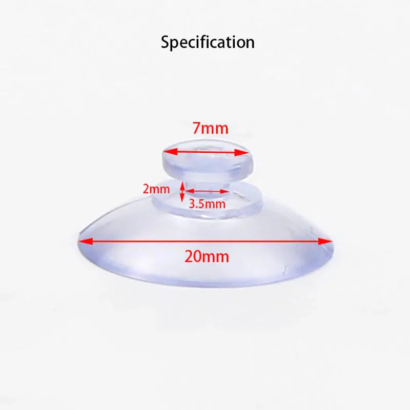 10Pcs Transparent Aquarium Suction Cup Filter Air Pump Water Pump Holder Sucker for Fish Tank Pump Suction Cups Aquatic Supplies