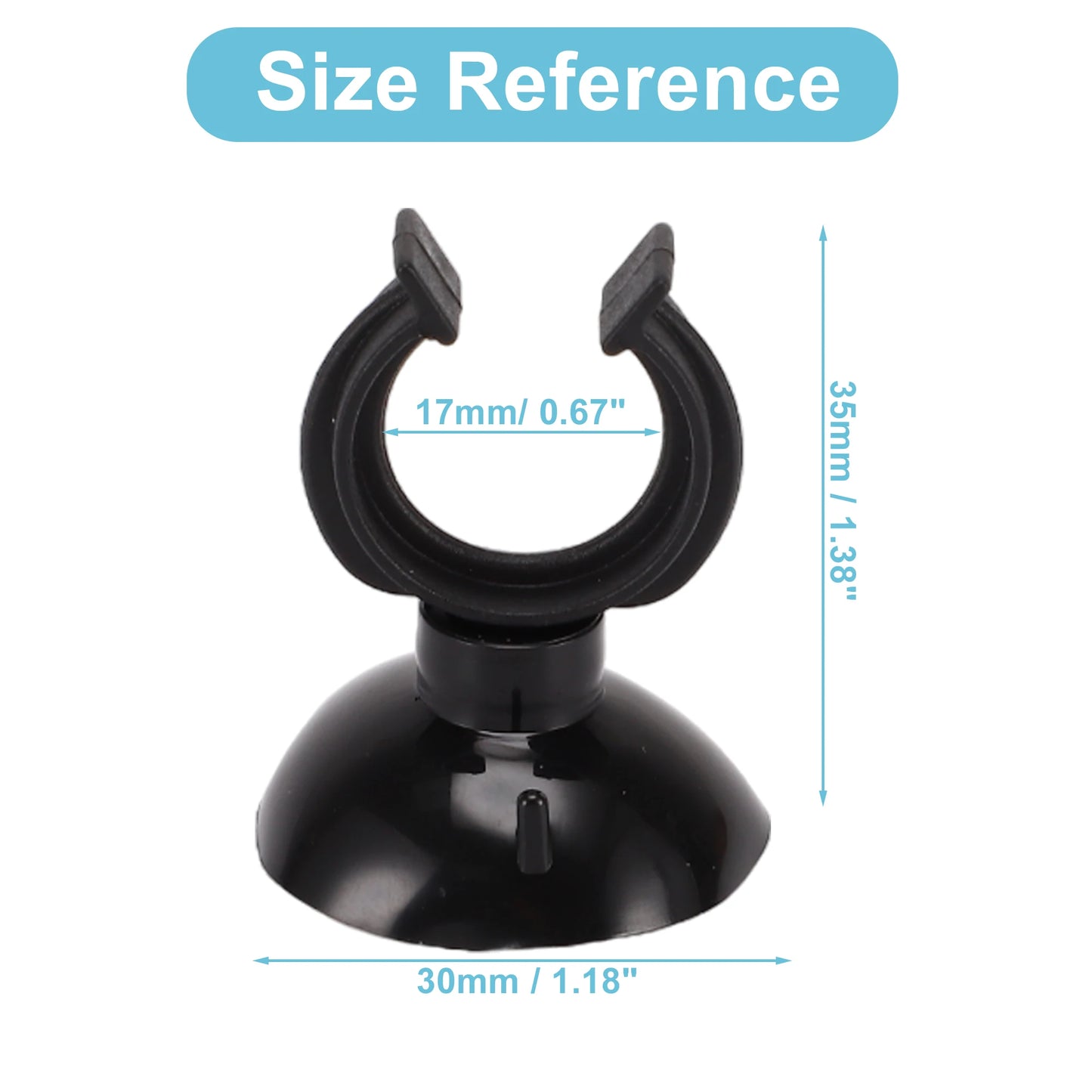 UXCELL Aquarium Suction Sucker Cup 5mm Air Line Pipe Tube Hose Wire Holder Fish Tank Accessories