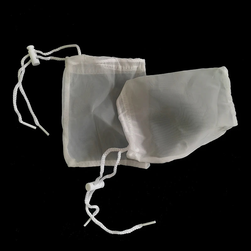 200 Mesh Nylon Filter Net Bag Acquarium Bio Ball Carbon Media Isolation Bags Food Filter Strainers Mesh Kitchen Strainer Bags
