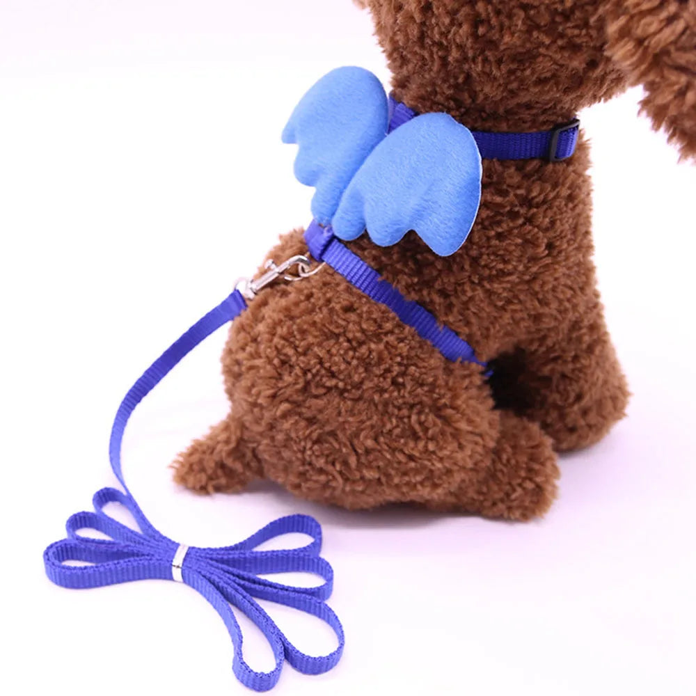 Small Animal Rabbit Harness with Leash Cute Bunny Collar Pet Bunny Supplies Cat Harness & Leash Set for Adult Guinea Pig Ferret