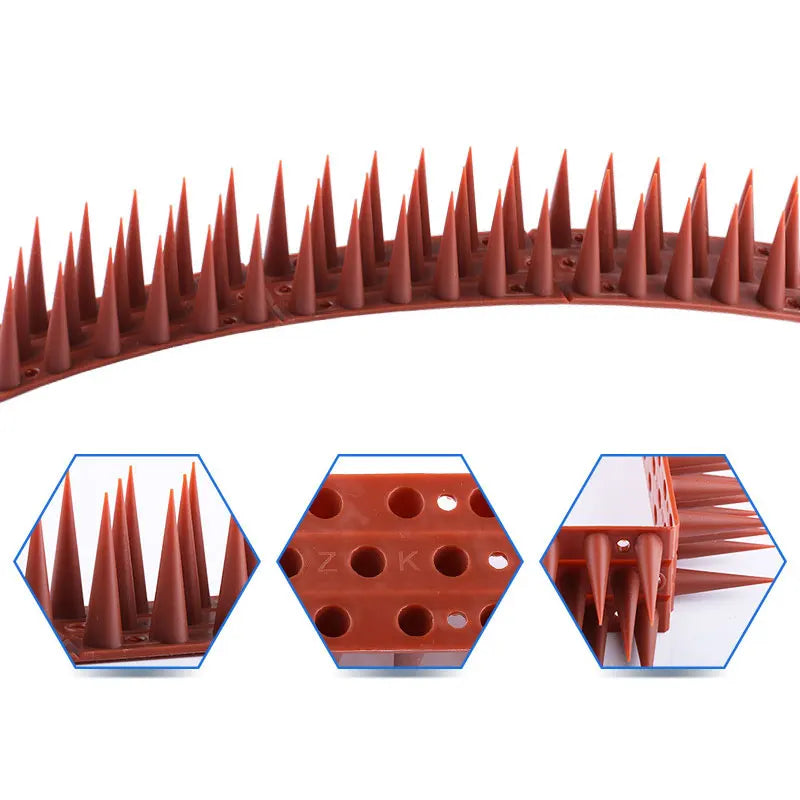 1pcs Plastic Bird And Pigeon Spikes Anti Cat Anti Pigeon Spike Birds Pest Control Plastic Material 335*44mm High Quality