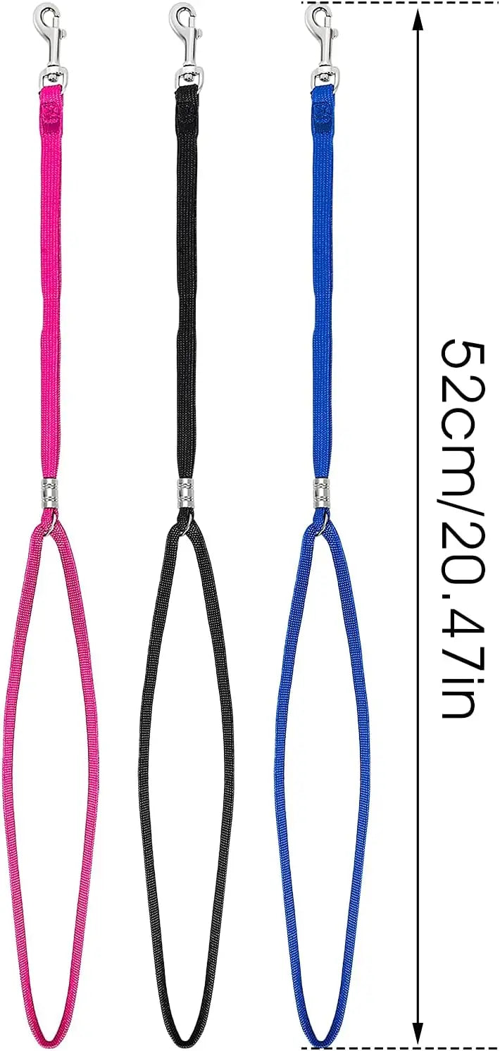 3pcs Pet Grooming Noose Nylon Restraint Loop Leashes Adjustable Dog Cat Fixed Rope for Pet Grooming Table