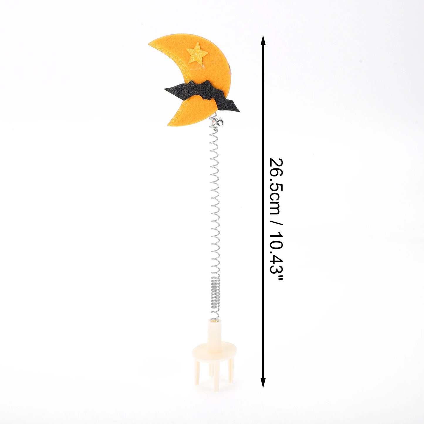 UXCELL 1 Pc Fashion Funny Cat Playing Rod Portable Spider Moon Halloween Toys Cat Playing Rod for Indoor