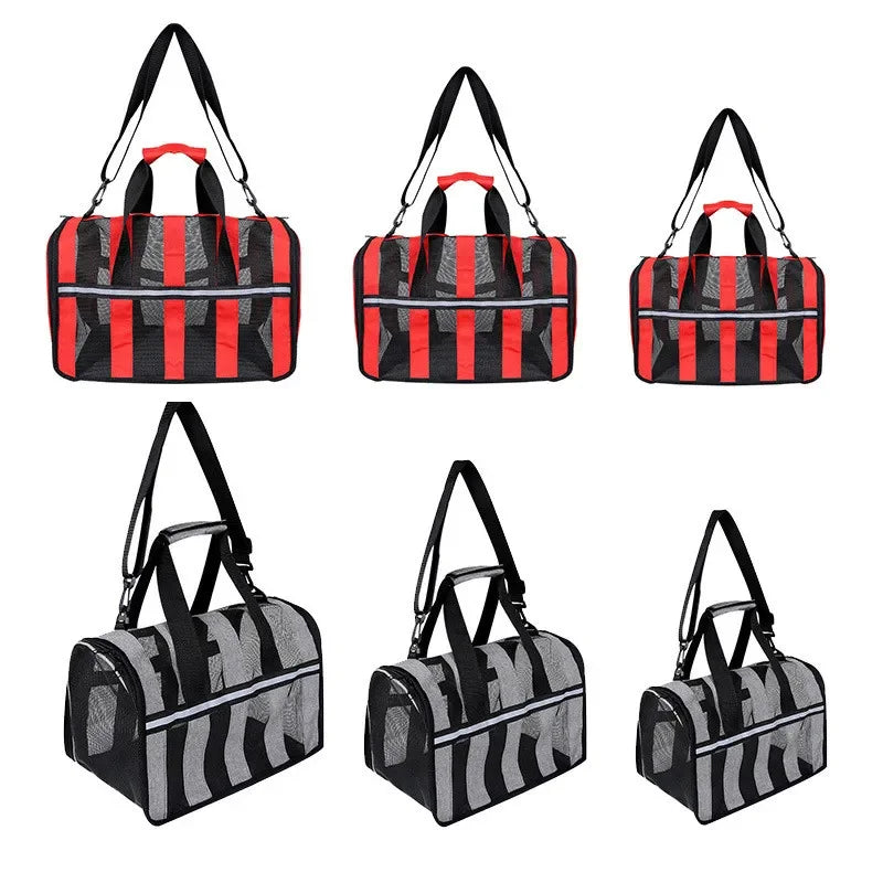 2024 New Pet Cat Carrier Shoulder Bag Portable Carrying Bag Breathable Travel Outdoor Transportin Small Dogs Puppy Pet Supplies
