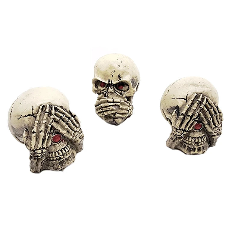 Resin Aquarium Ornaments Decoration Simulated Character Skull Decoration For Fish Tank Ornament Aquatic Pet Supplies Decorations