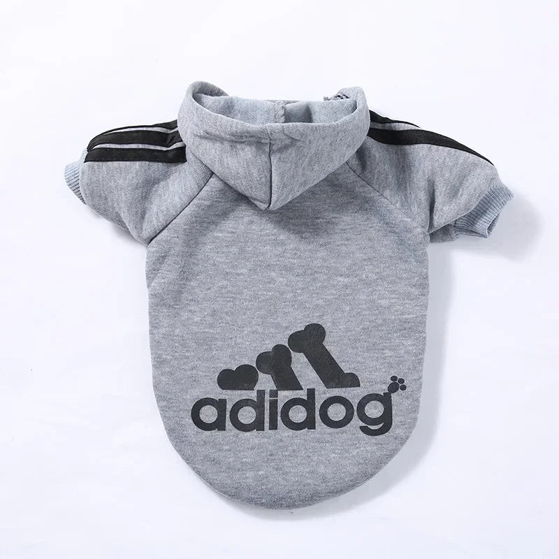 Adidog Pet Sweatshirt Dog Hoodies for Small Medium Dogs, Autumn Winter Fleece Lined Dog Clothes Puppy Chihuahua Coat Clothing