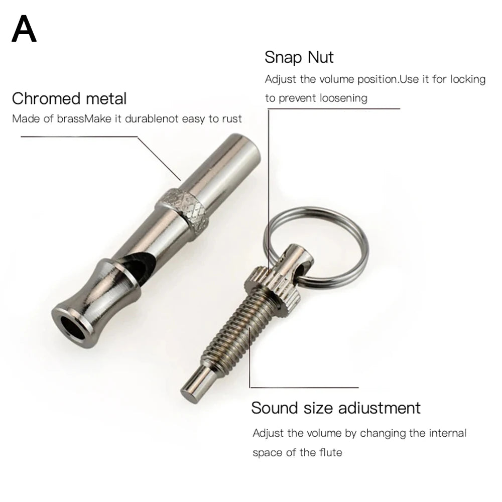 Pet Dog Whistle Puppy Training Obedience Ultrasonic Supersonic Sound Repeller Pitch Stop Barking Quiet Whistles for Dogs & Cats