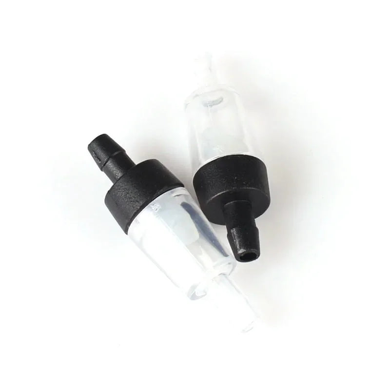 10pcs Plastic Aquarium Air Pump Check Valve Fish Tank 5 pcs One Way Non-Return Check Valve Aquarium Co2 System Air Pump