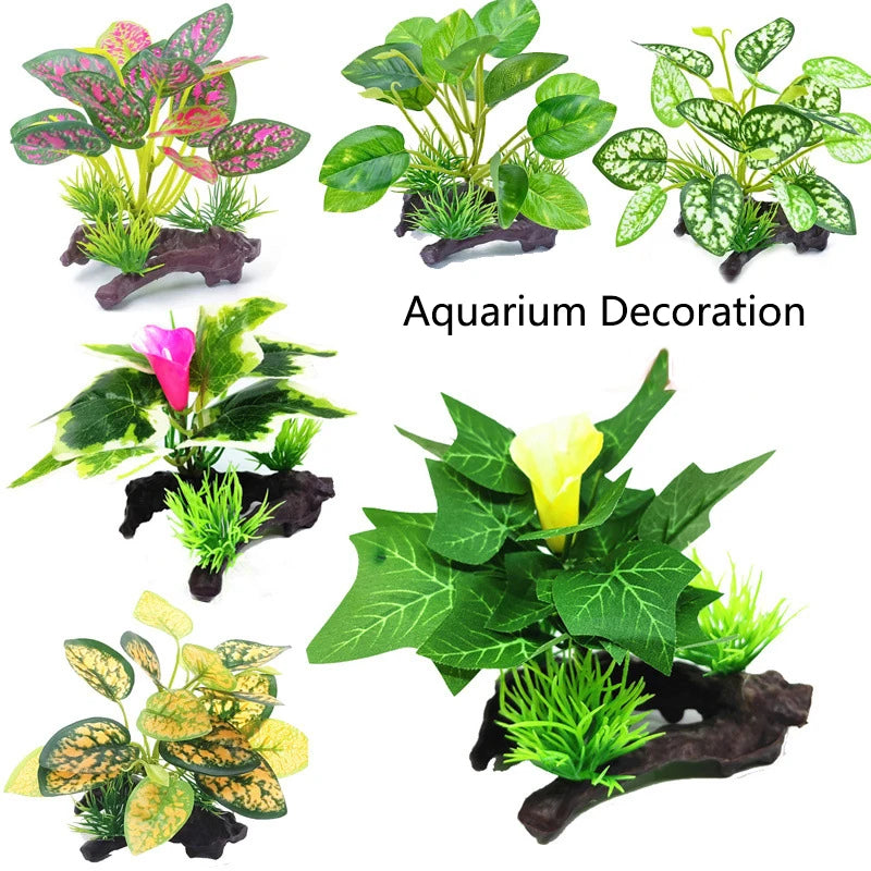 Artificial Underwater Grass Aquarium Fish Tank Simulation Decoration Aquarium Backgrounds Plants Water Grass Accessories Home