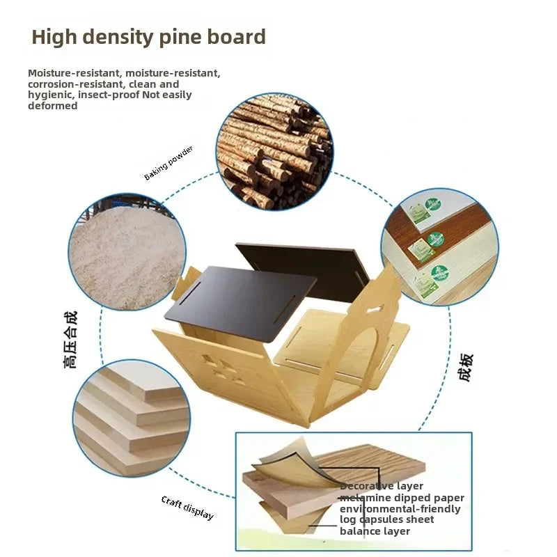 Wholesale new spot detachable wooden dog house cat house pet with window dog house chalet indoor outdoor pass