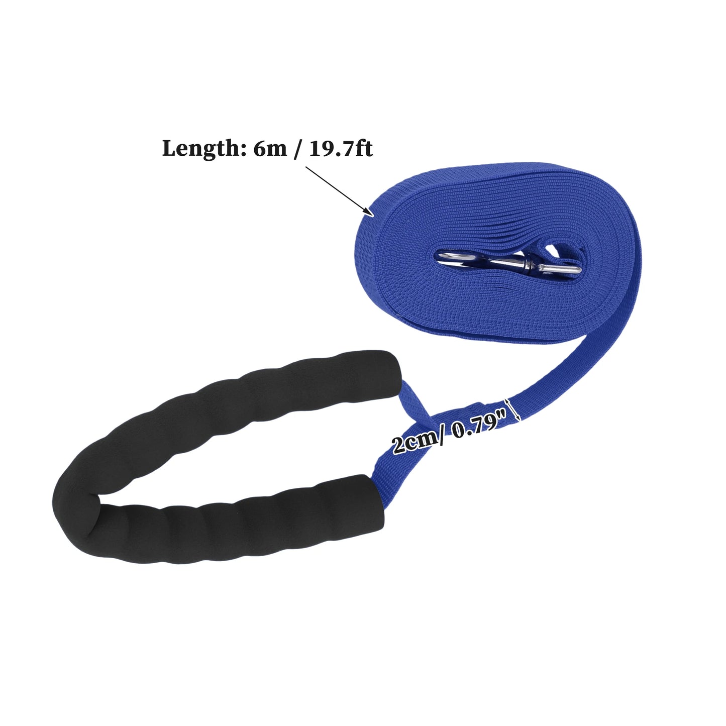 Uxcell Long Training Dog Leash 5M/6M/10M/15M Puppy Leashes for Small Medium Dogs Puppy Lead Outdoor Hiking Adjustable Rope
