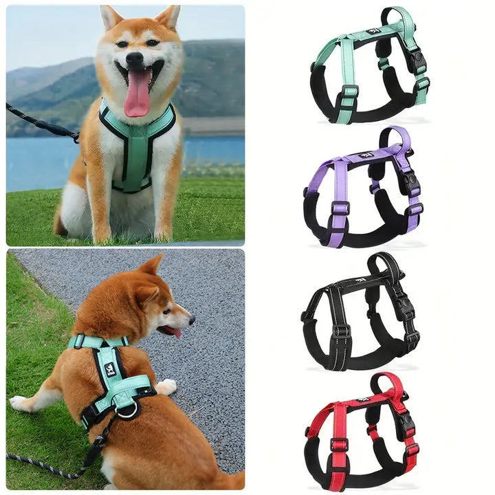 Lightweight Pet Dog Harness with Handle Anti-Escape Dog Vest for Small Medium Dogs Puppy Chest Straps Chihuahua Pug Pet Supplies