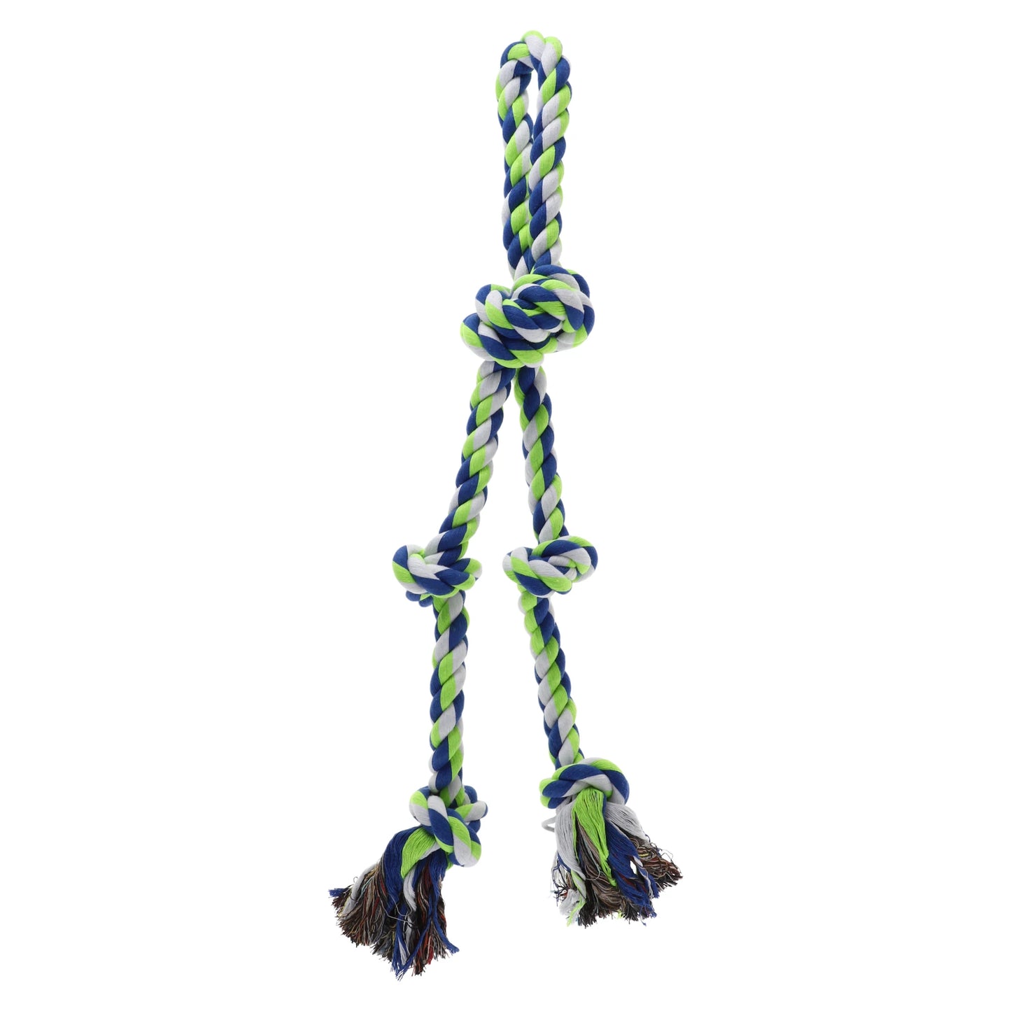 UXCELL Dog Chew Toys Knots Shape Braided Cotton Teeth Cleaning Rope Casual Puppy Bite-resistant Chewing Rope Pet Products