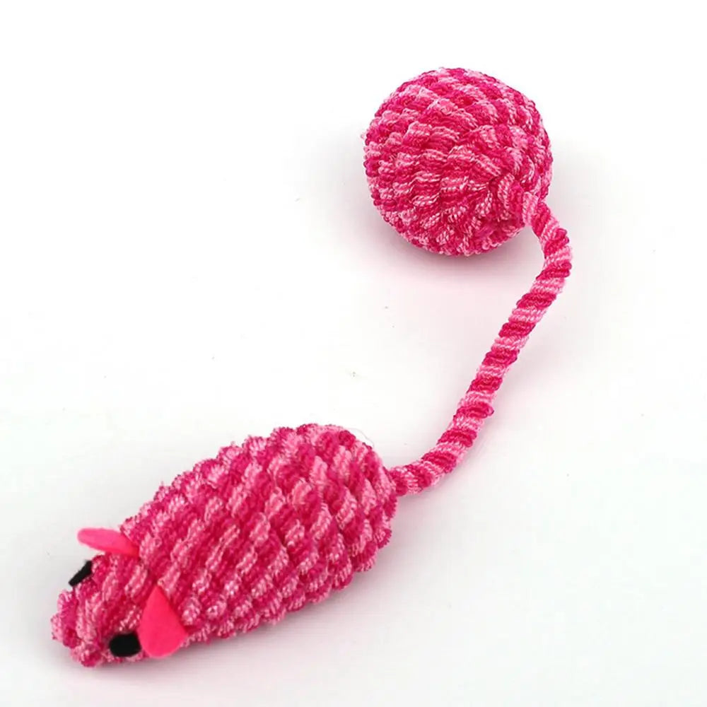 Squeaky Mouse For Cats Interactive Cat Toys For Indoor Cats Funny Teeth Cleaning Chew Toys For Small Dogs Cats Puppies Random